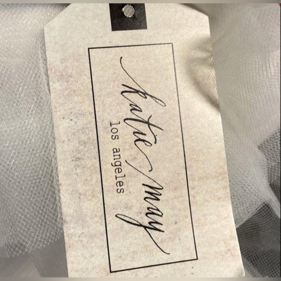 Katie May NWT Ellee Mini Dress in Ivory tulle satin bridal party strapless XS - Picture 7 of 8